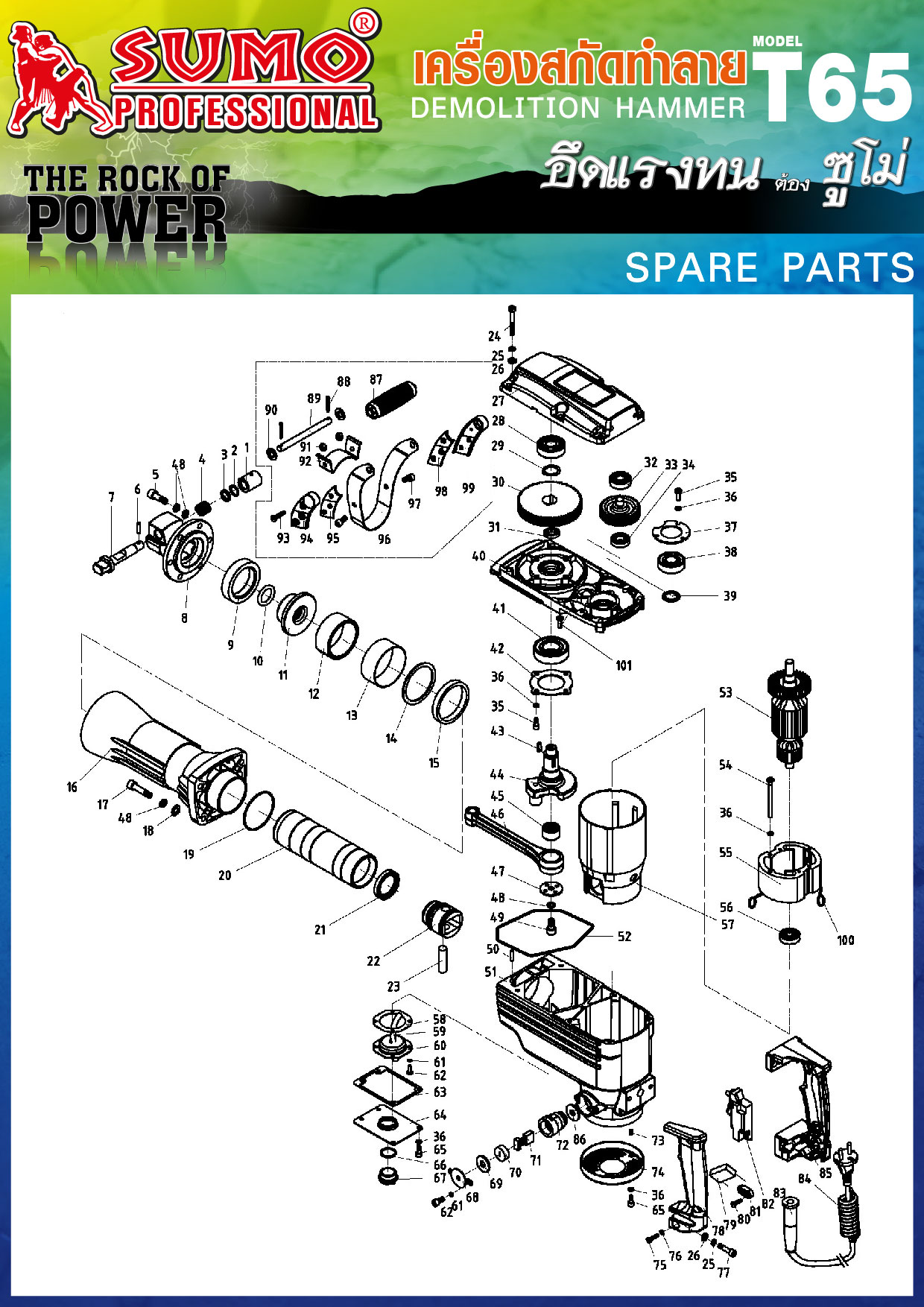 เครื่องสกัดทำลาย รุ่น T65