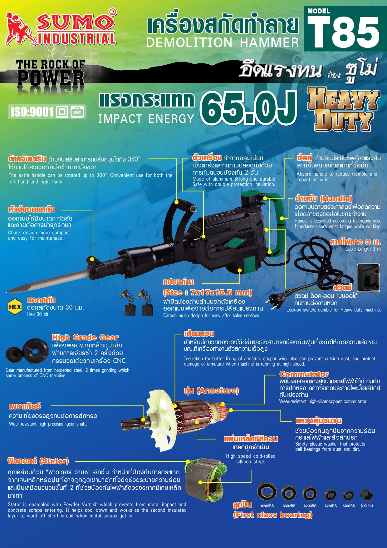 เครื่องสกัดทำลาย รุ่น T85