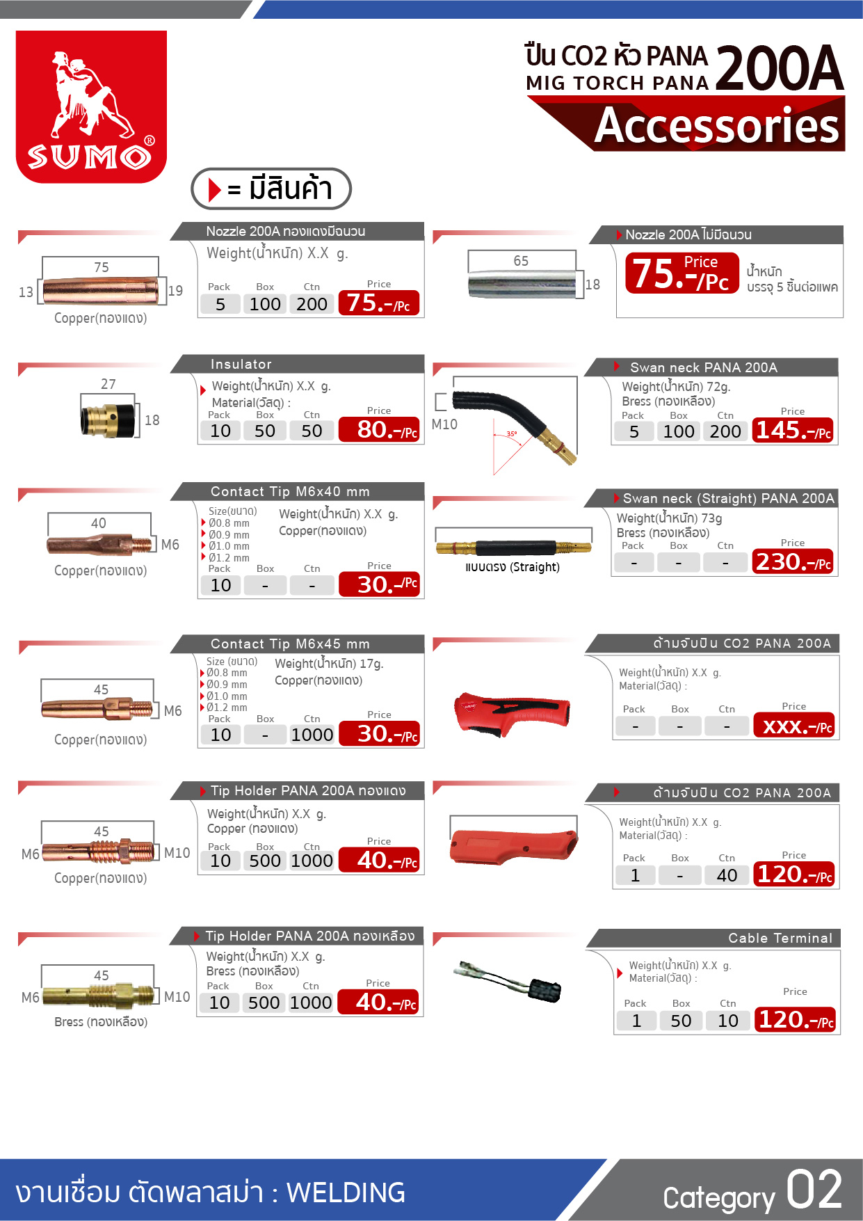 ปืน CO2 PANA 200A EURO Tail